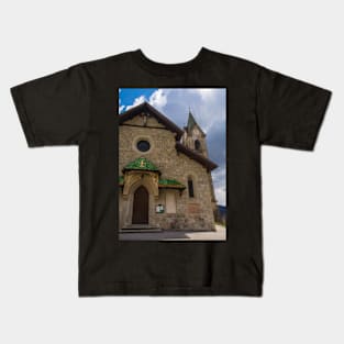 Church in Mione, North East Italy Kids T-Shirt